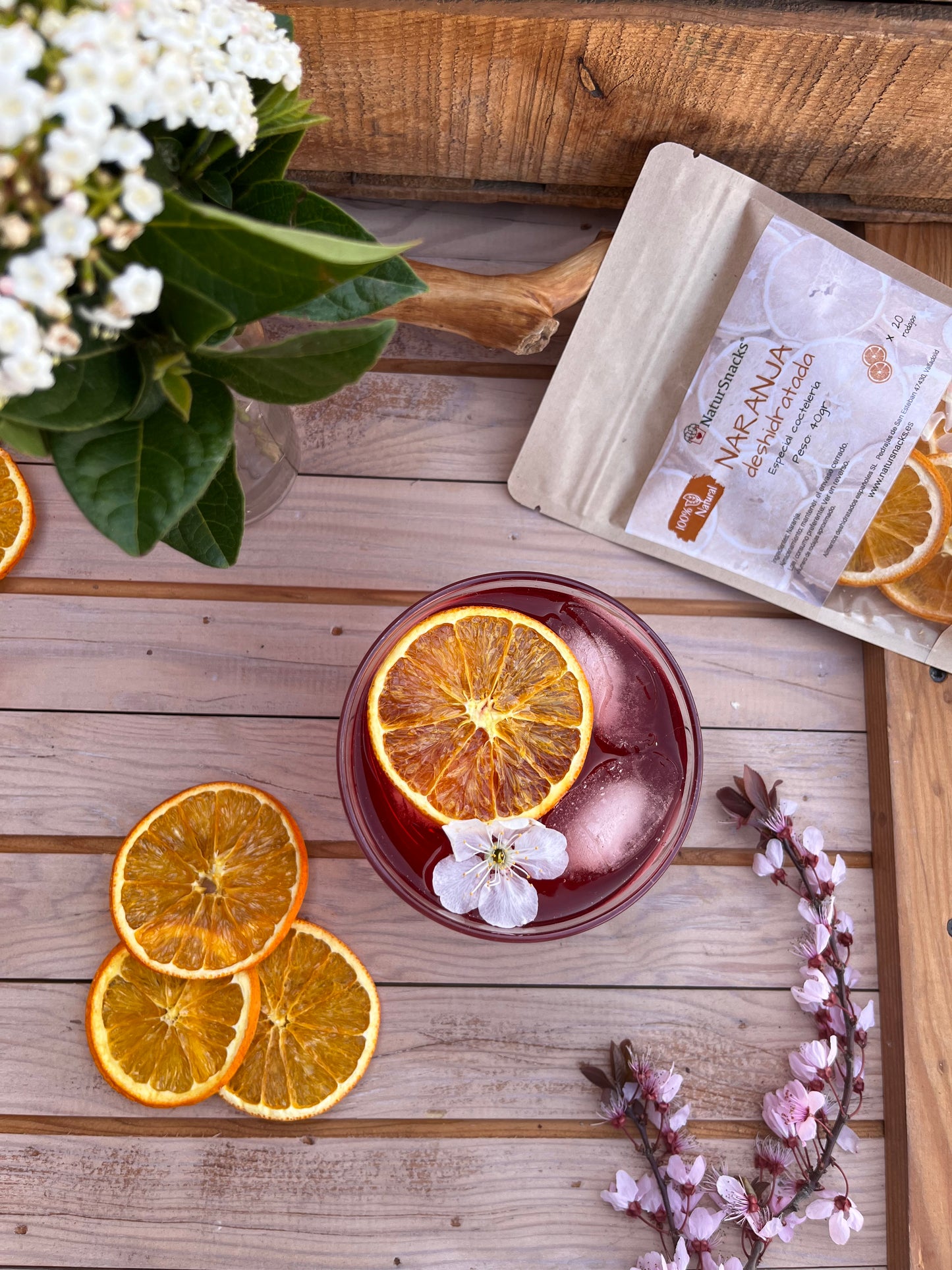 Naranja con corteza Deshidratada 200gr